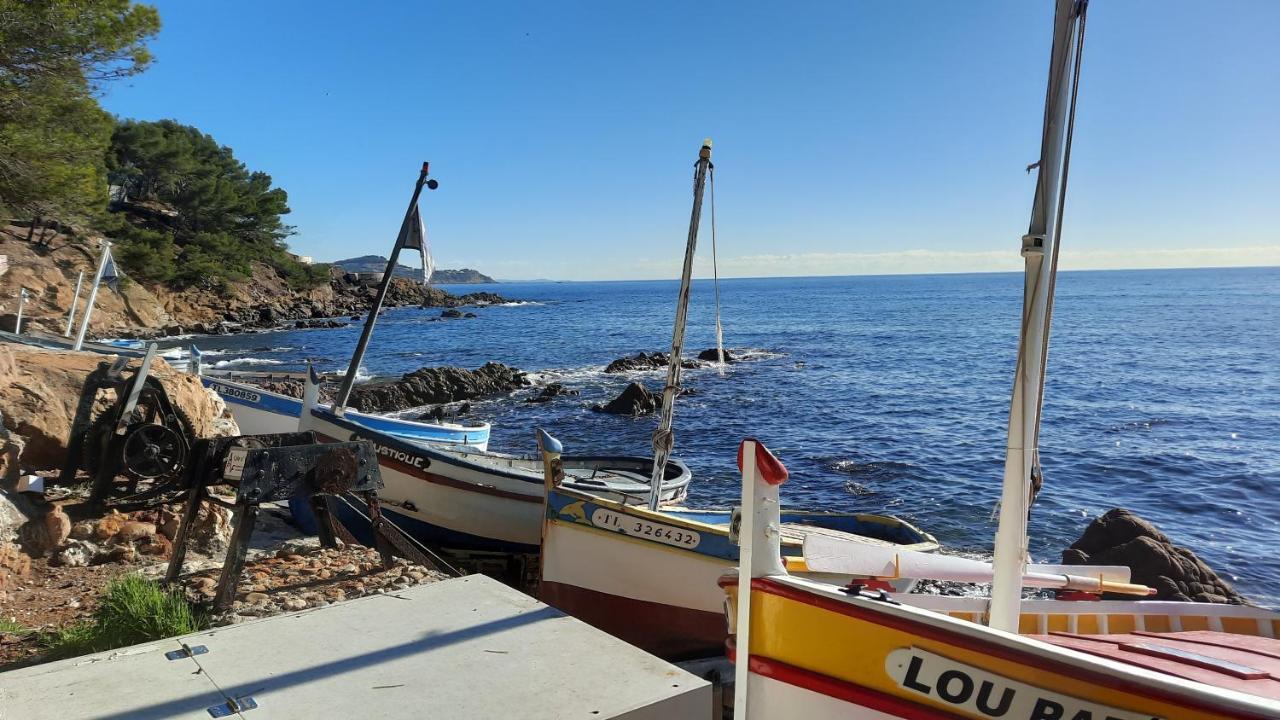 Les Bois Flottes . Plage De La Verne La Seyne-sur-Mer Eksteriør bilde